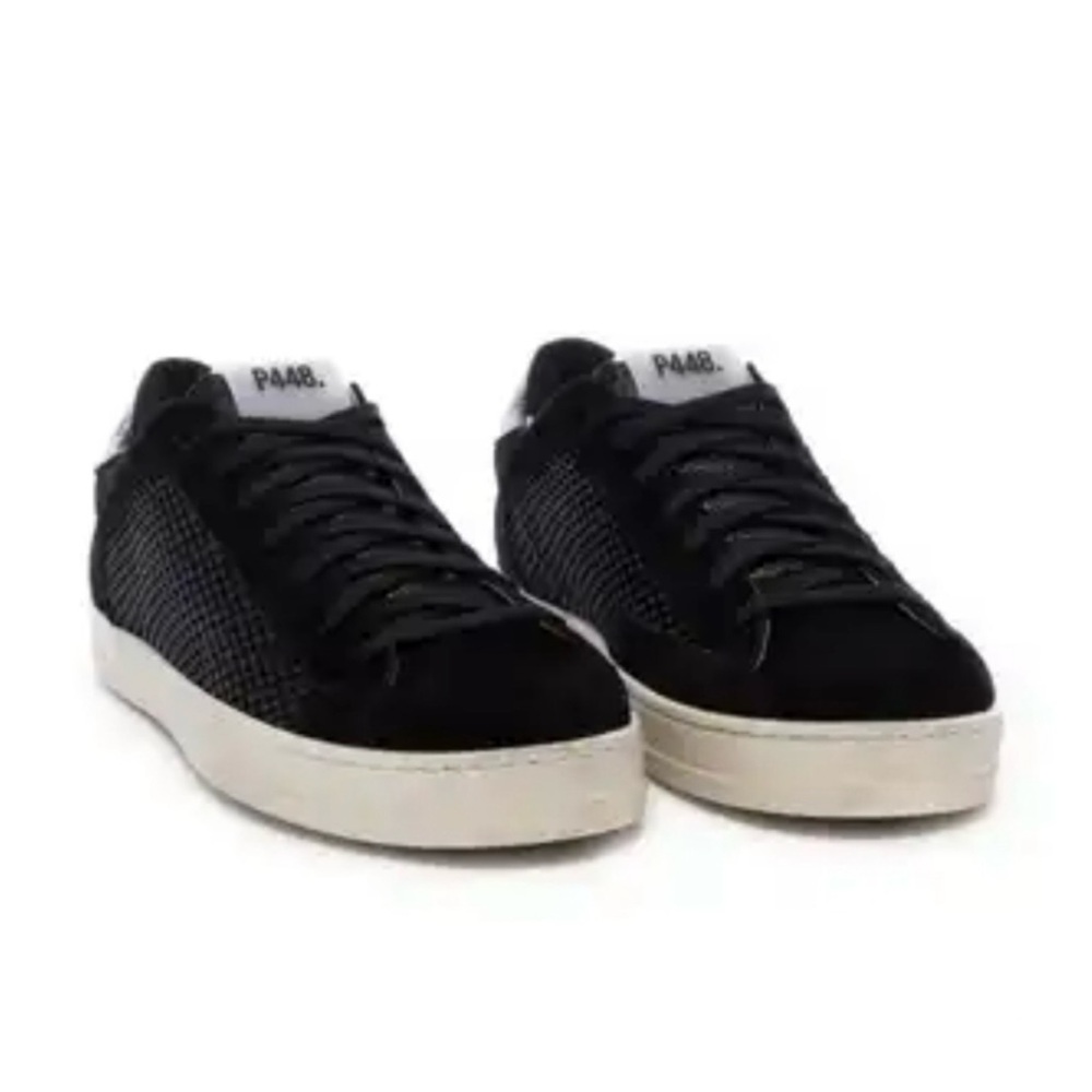 P448 Monochrome and Subtle Metallic Sneakers